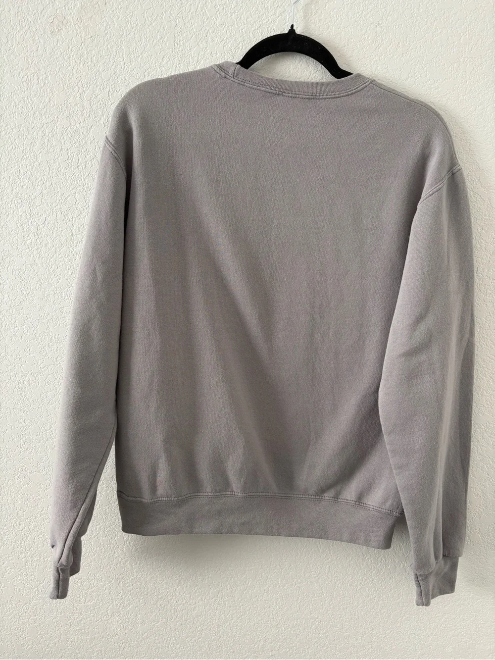 Bowery Supply Co Gray Mushroom Embroidered Crewneck Sweatshirt Small Cozy - Picture 8 of 8